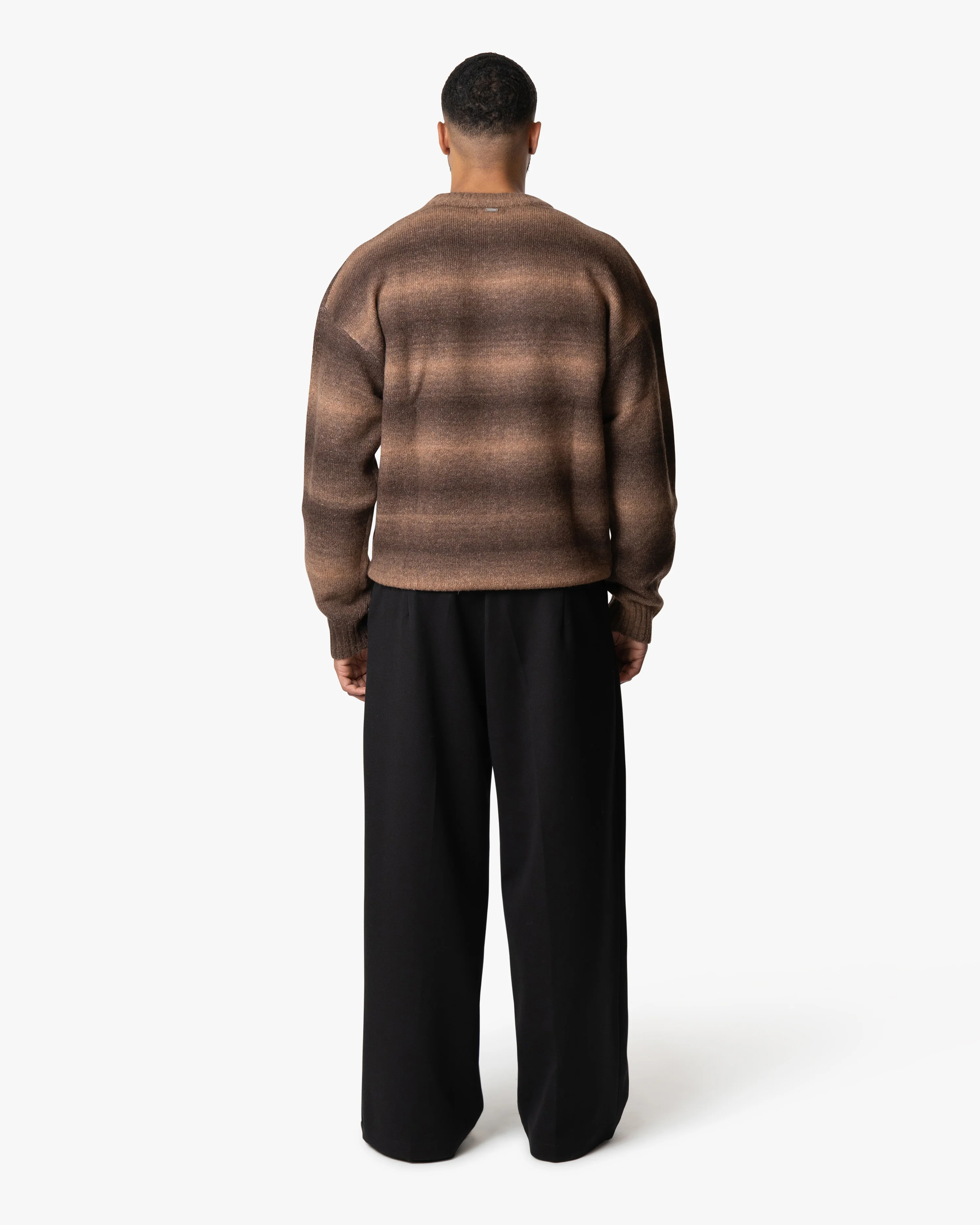 Aria Oversized Gradient Sweater | Brown/Orange - Image 5