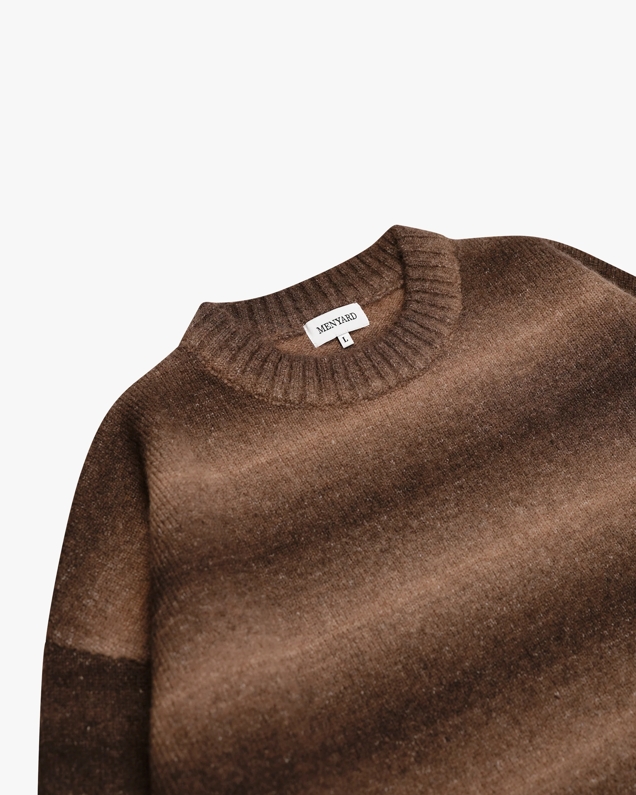 Aria Oversized Gradient Sweater | Brown/Orange - Image 6
