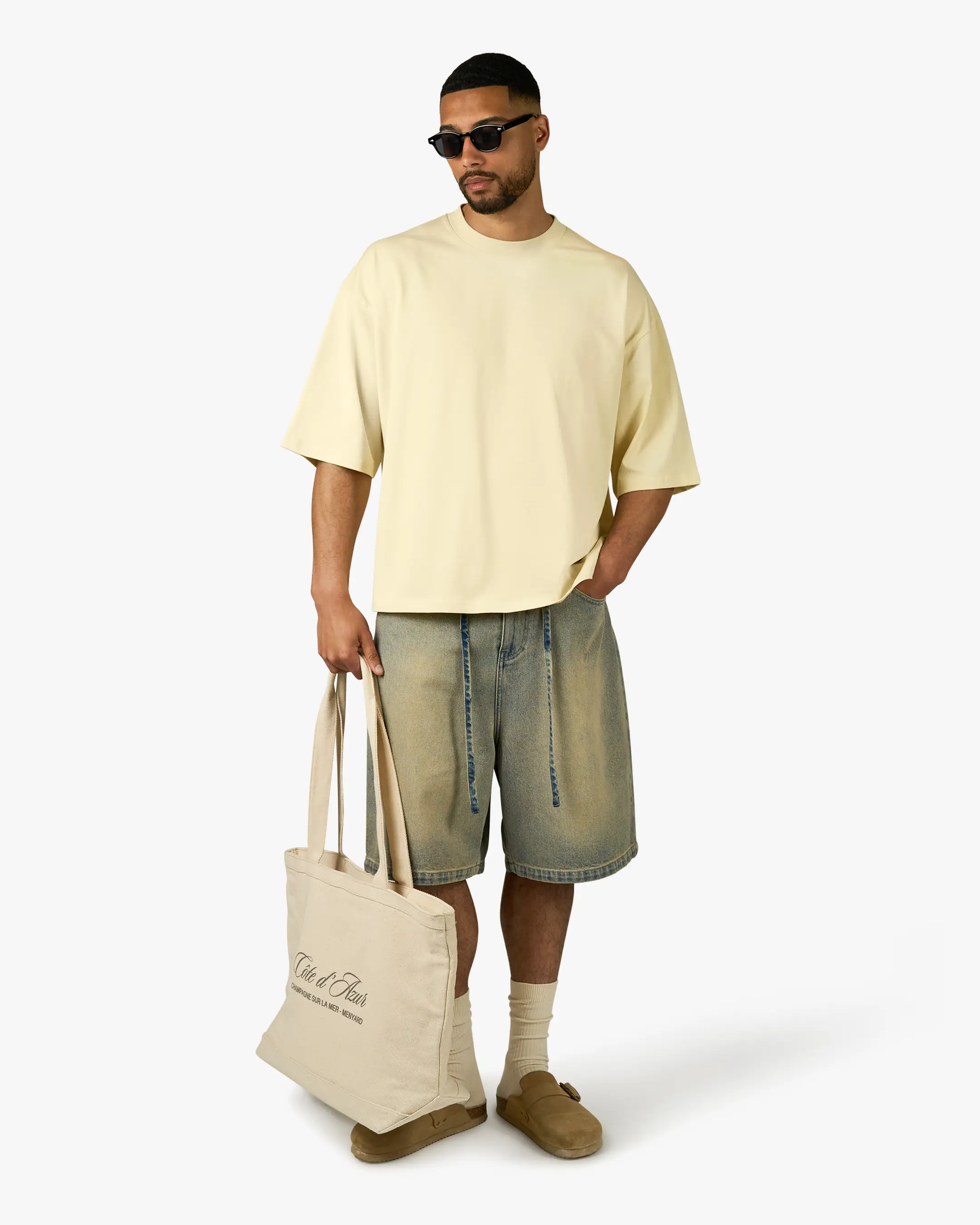 Côte d'Azur Totebag | Ecru - Image 3