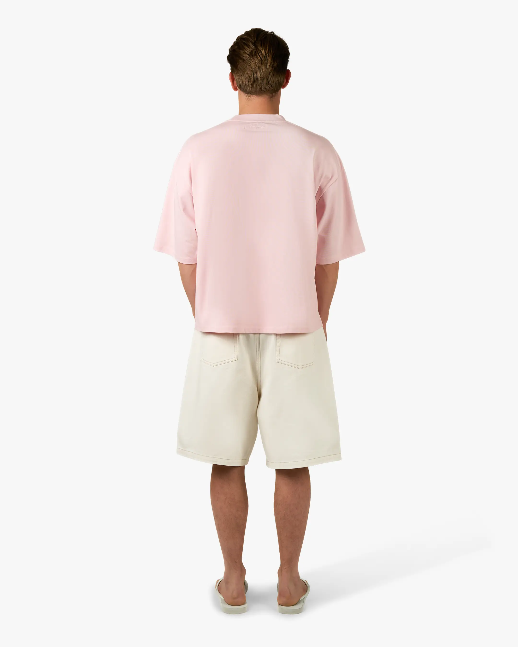 Blank Boxy T-Shirt | Pink - Image 4
