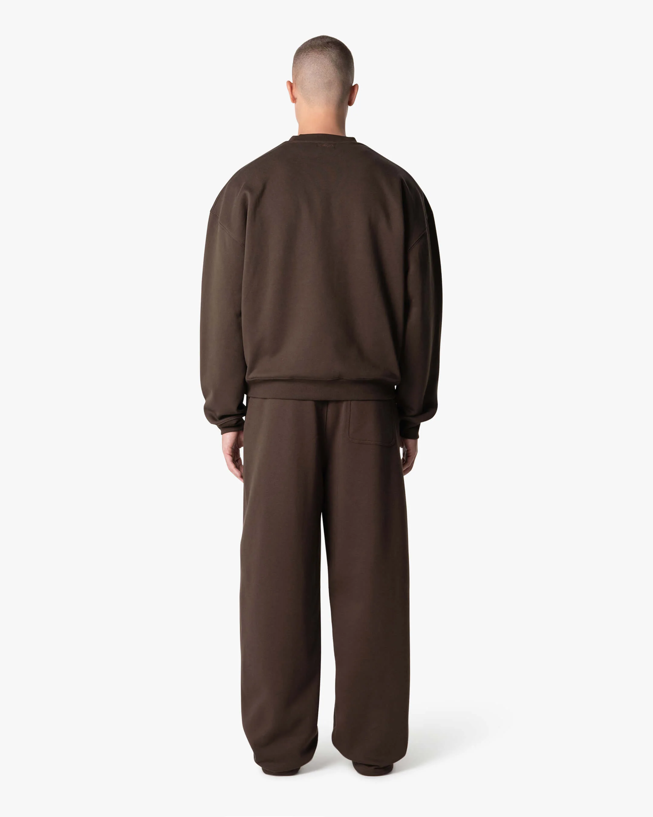 Oversized Blank Sweater | Brown - Image 3