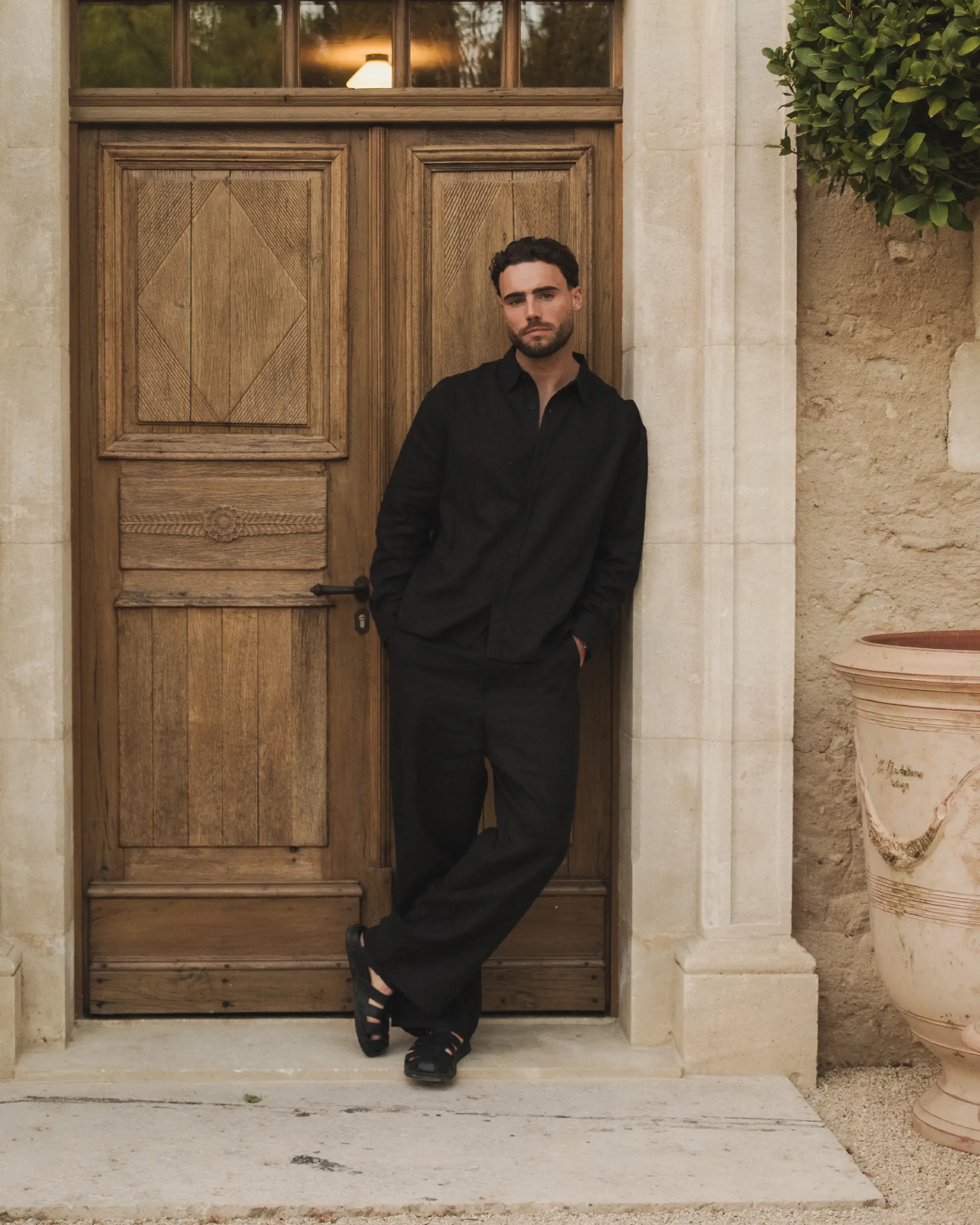 Cannes Linen Set | Black - Image 5