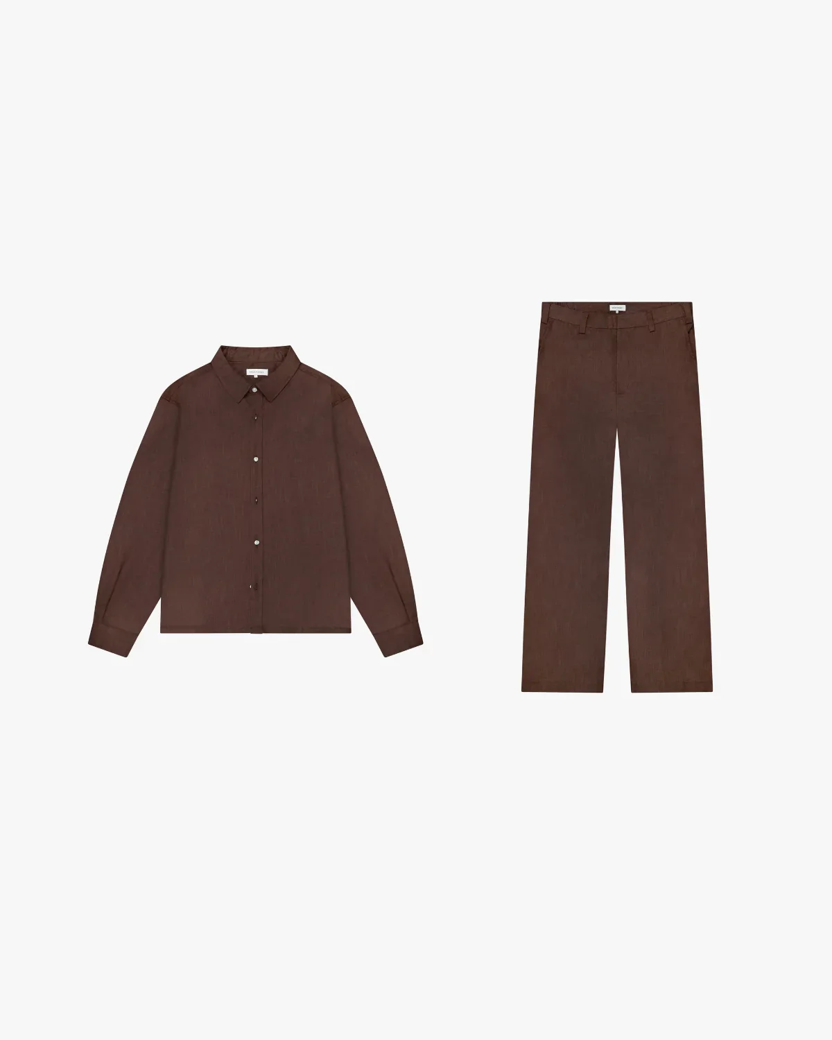 Cannes Linen Set | Brown