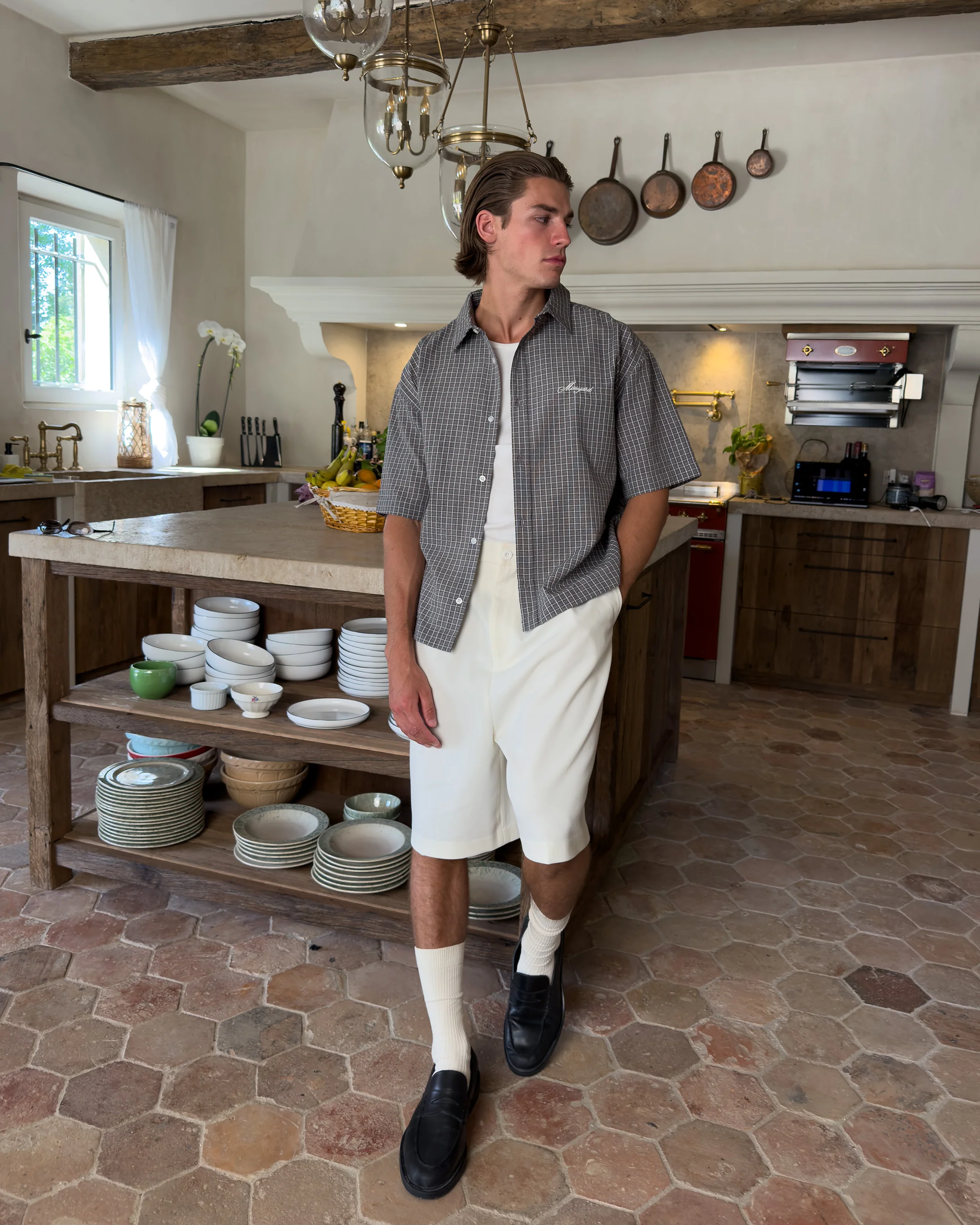 Fayence Short Sleeve Shirt | Grey - Image 3