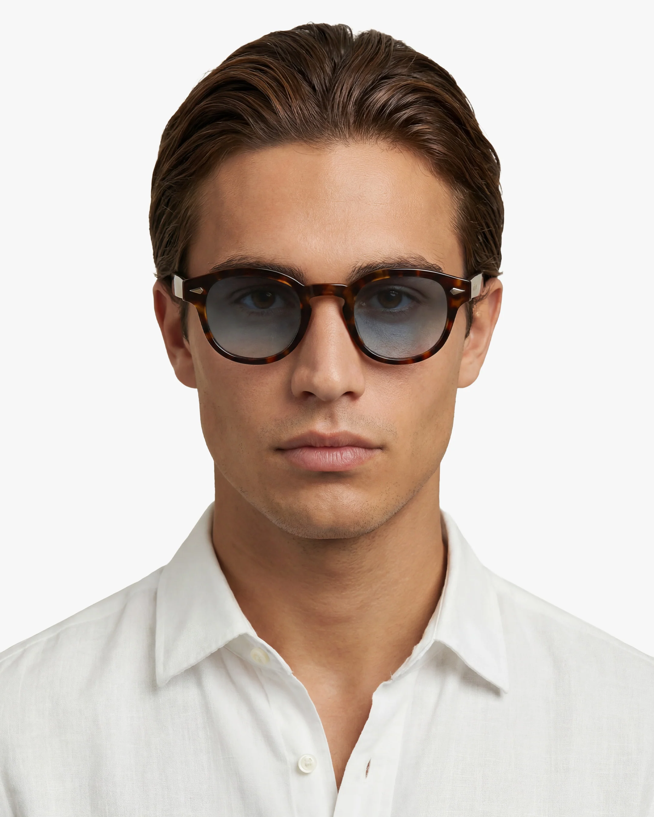 Laurent sunglasses | Tortoise/Gradient Blue - Image 2
