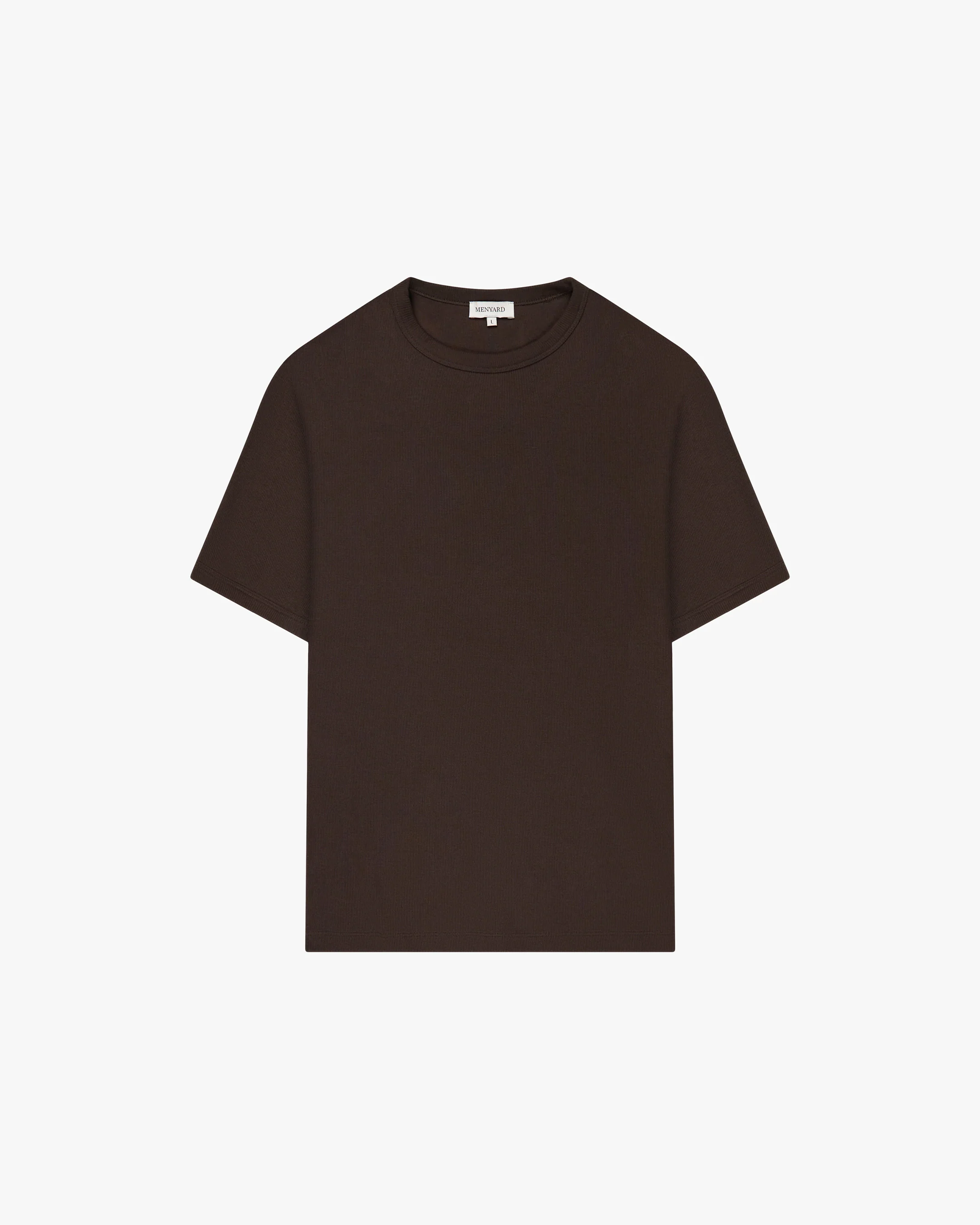 Ribbed T-Shirt | Brown - Image 4